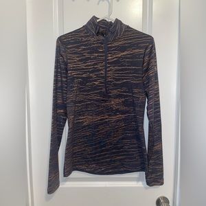 Nike quarter zip with Rose Gold detail